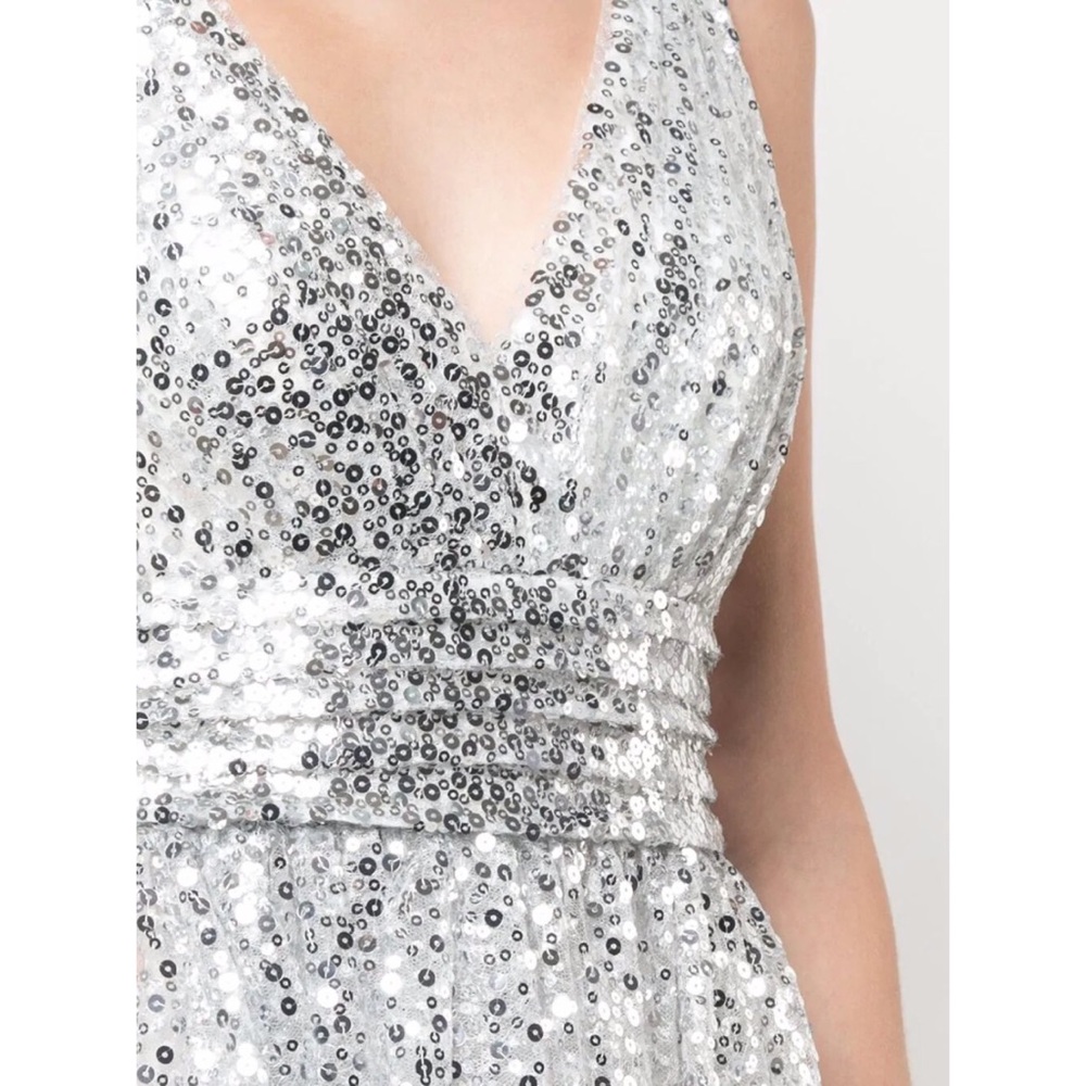 Marchesa Notte Degrade sequin gown tea length - Picture 3 of 14